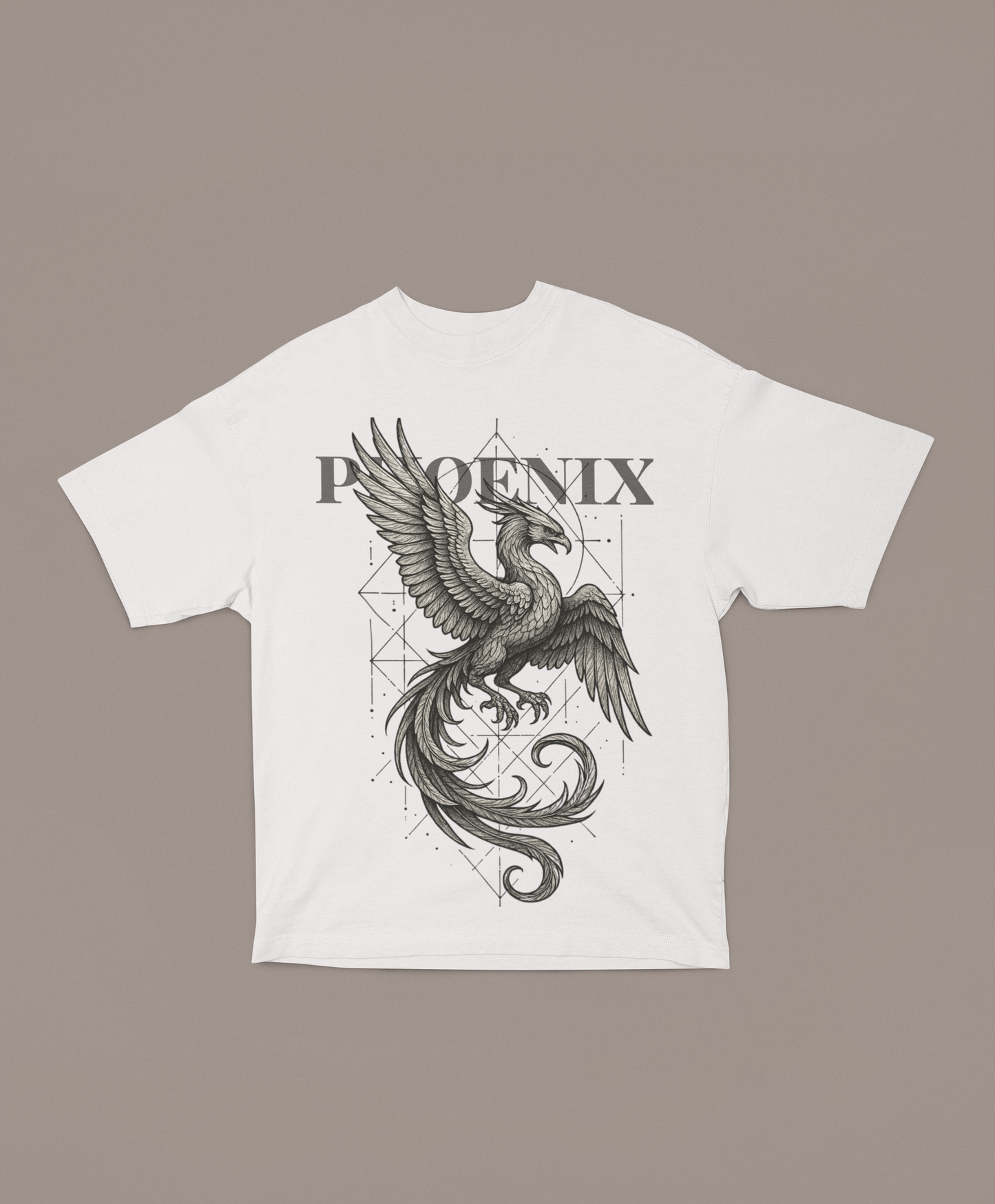 Phoenix Rise – Premium Off-White Tee