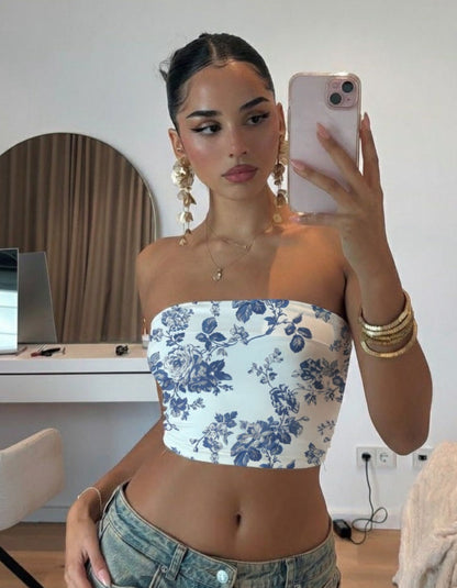 Floral Tube Top