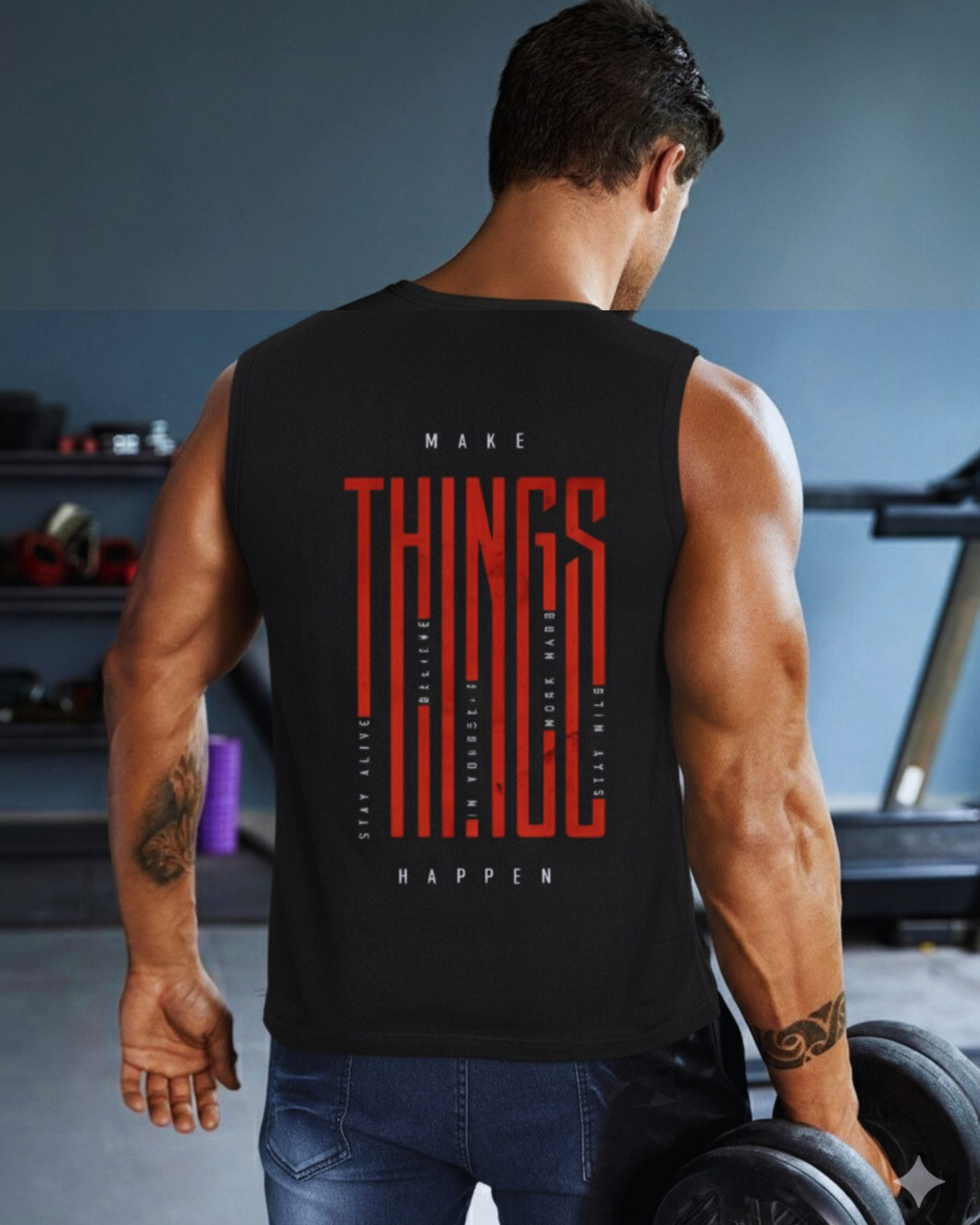 Things Happen Sleeveless Tee