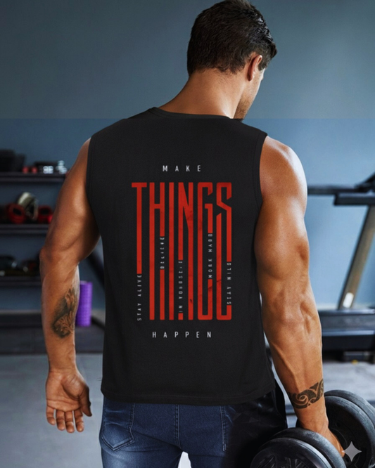 Things Happen Sleeveless Tee