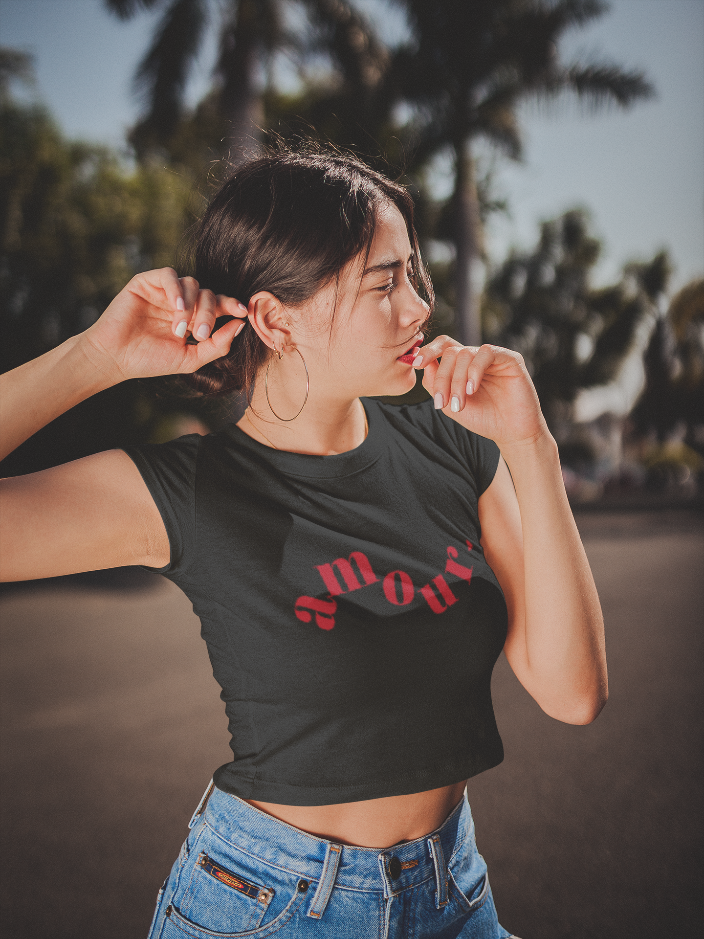 Amour Crop Tee