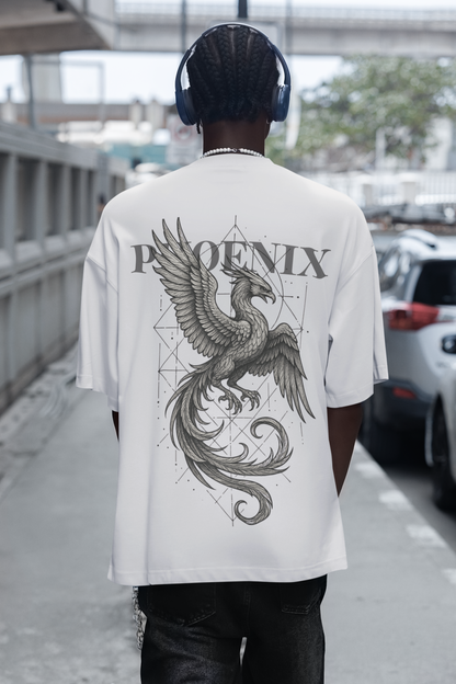 Phoenix Rise – Premium Off-White Tee