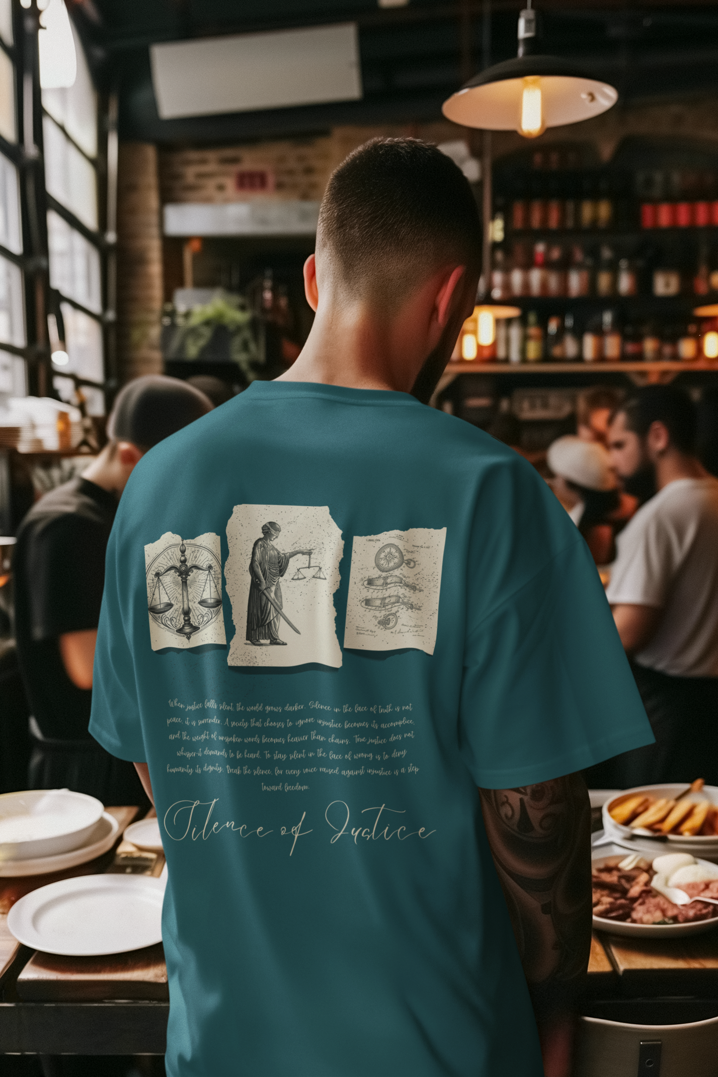 Silent Justice Oversized Tee
