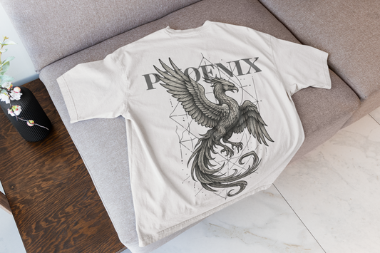 Phoenix Rise – Premium Off-White Tee
