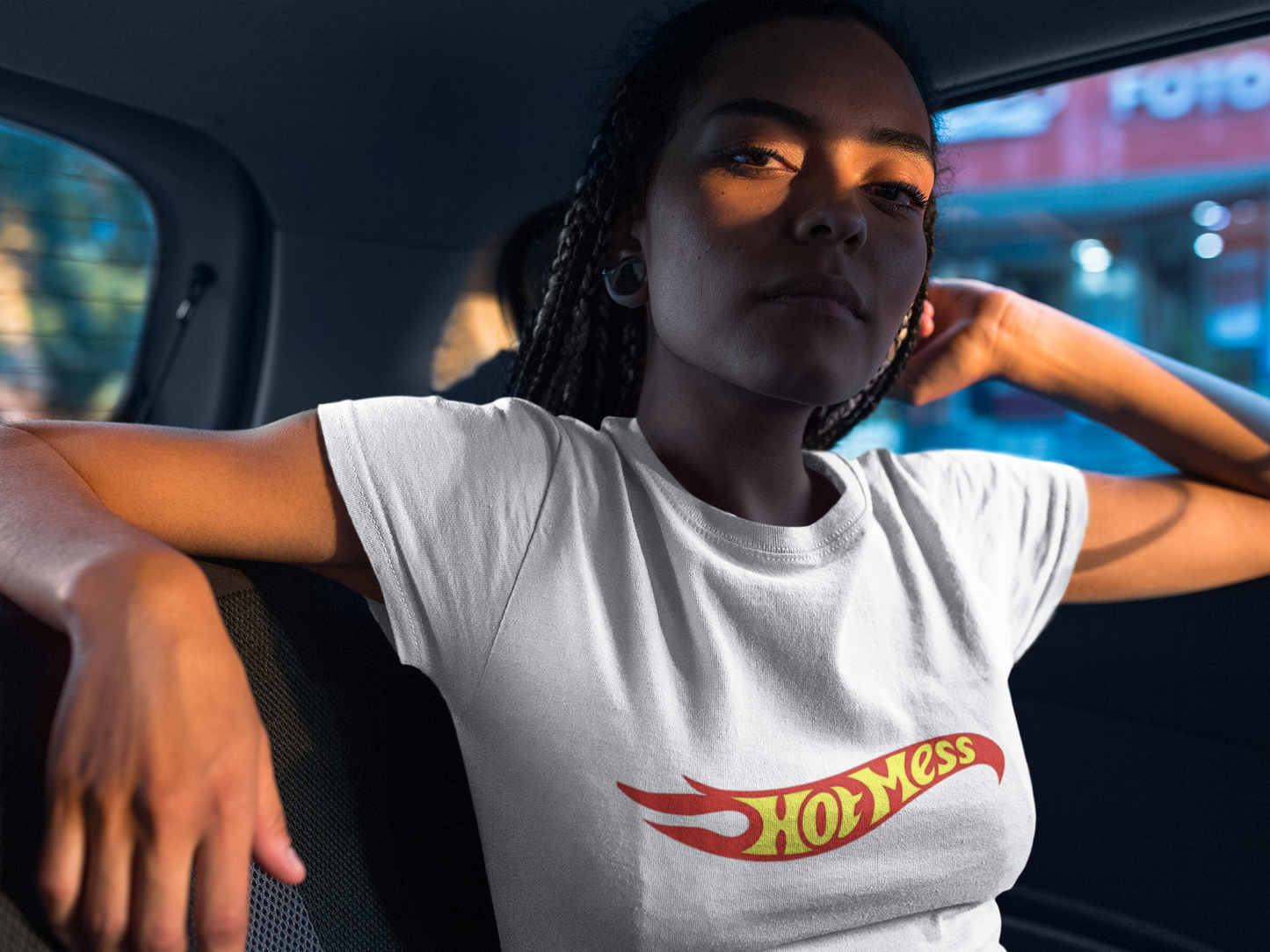 Hot Mess Cropped Baby Tee