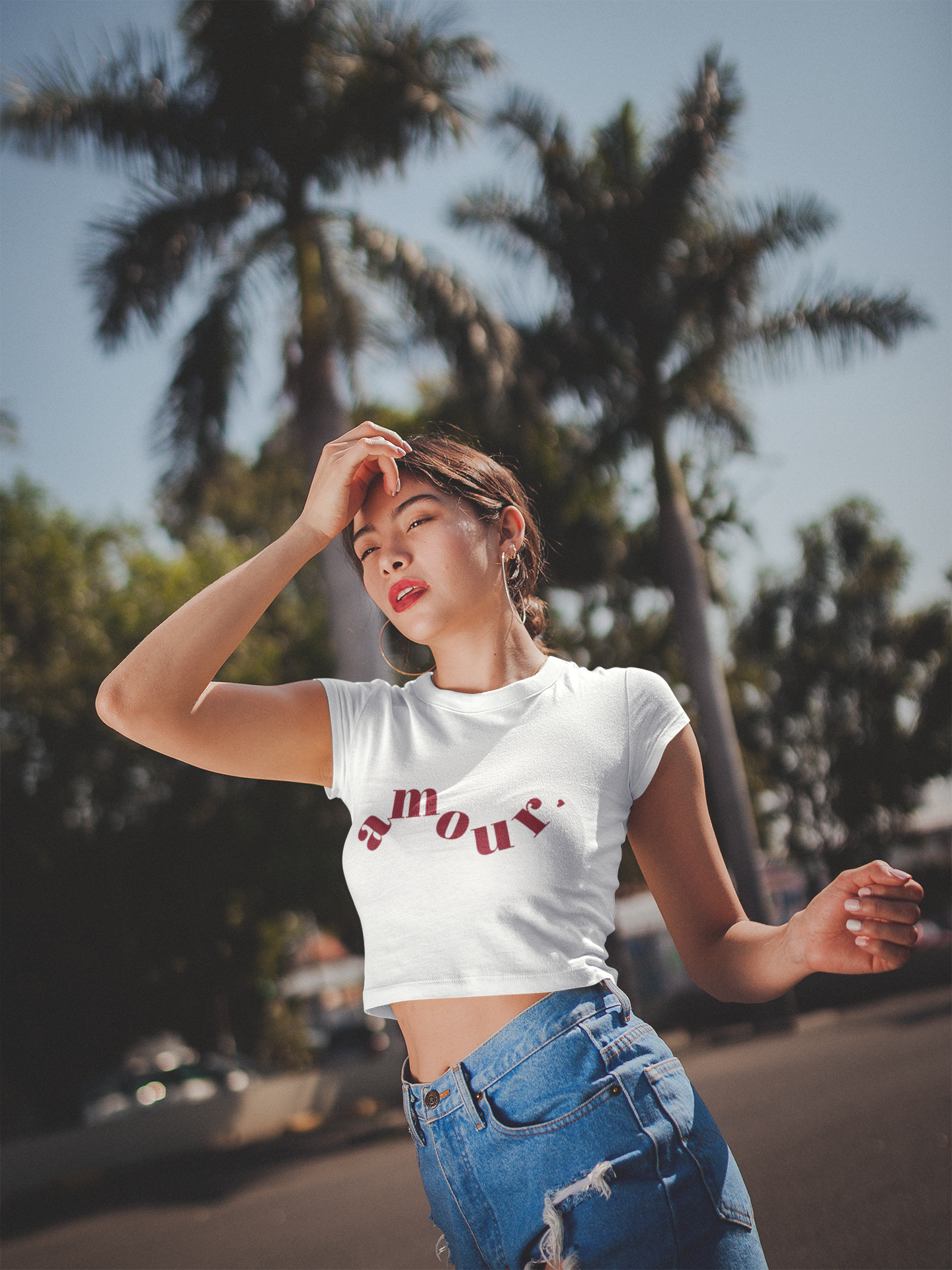 Amour Crop Tee