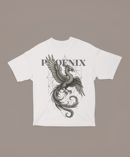 Phoenix Rise – Premium Off-White Tee