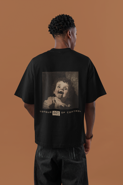 Tongue Out of Control Terry Oversized Tee