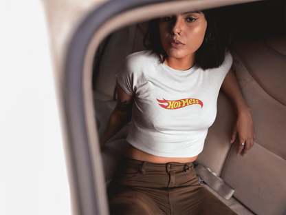 Hot Mess Cropped Baby Tee